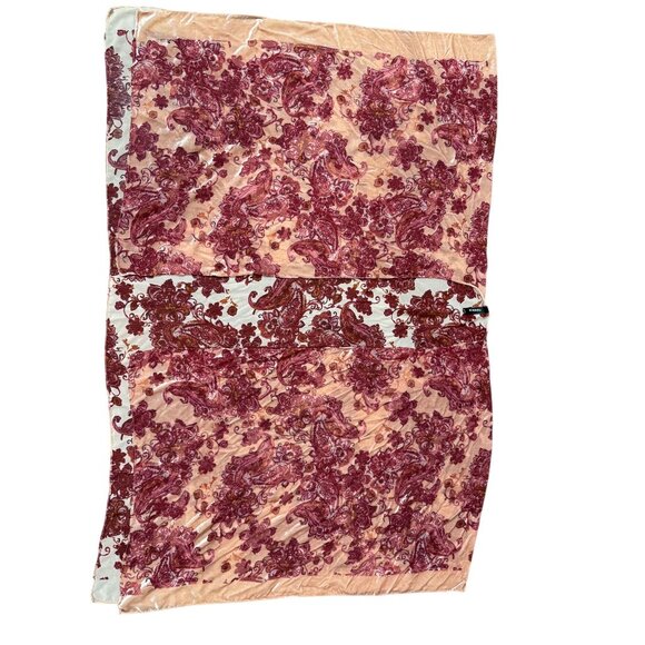 NEW Torrid Velvet Burnout Pink Red Whimsy Goth Fairy Kimono Cardigan Shawl Sheer - Picture 9 of 16